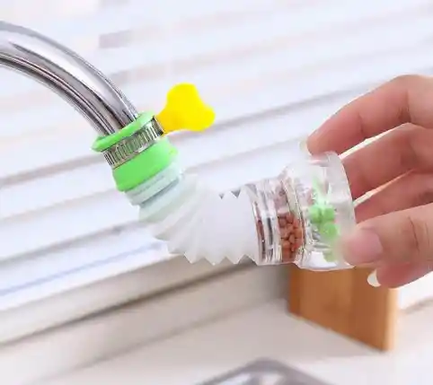 Filtro Purificador Y Ahorrador De Agua Expandible Para Llave Grifo