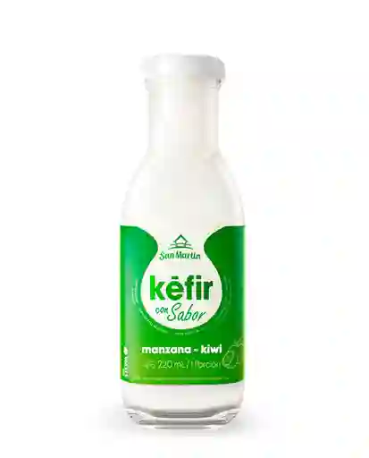 Kéfir Artesanal Manzana Kiwi San Martin 220 Ml
