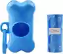 Dispensador De Bolsas Para Macotas Estuche 2 Bolsas Hueso Para Perros