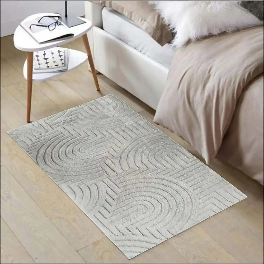 Tapete Dib Pie De Cama Napoli 60x100cm Gris