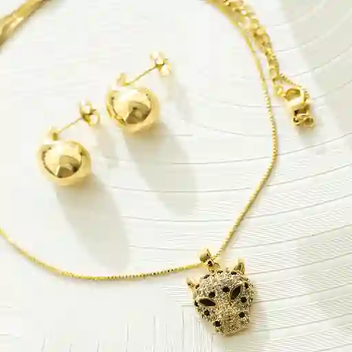 Cadena Felino Dorado