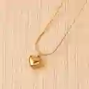 Cadena Reflejos Del Corazón Dorado