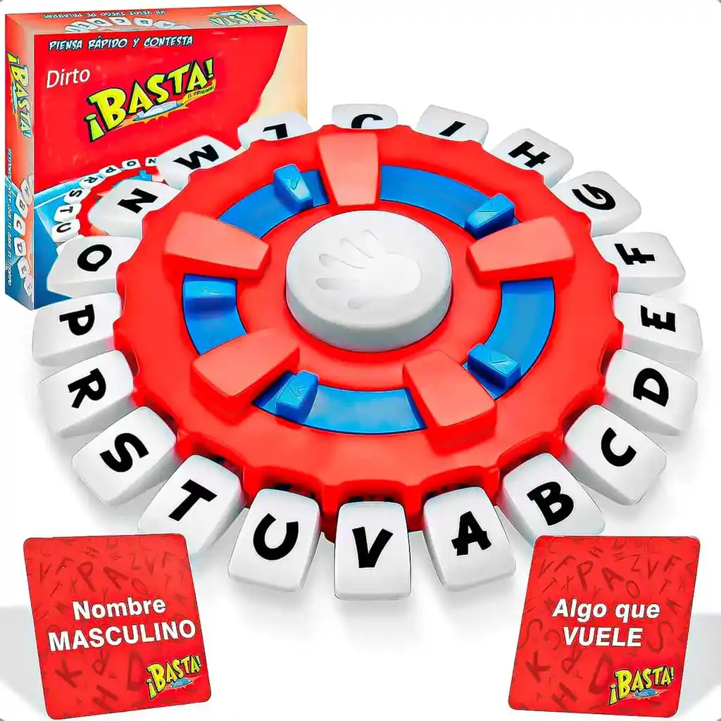 Juegos Mesa Familiar Juego De Palabras Basta Niños