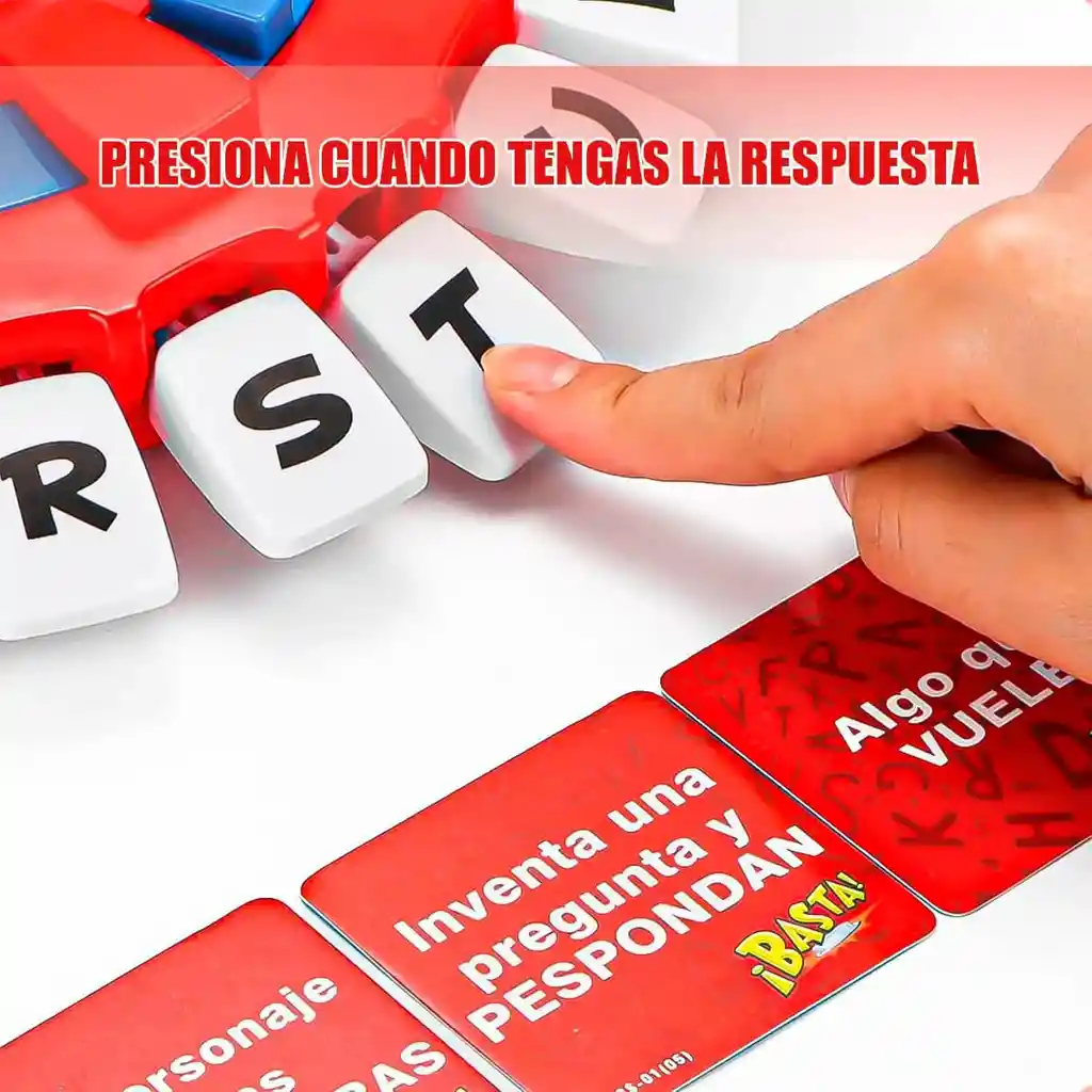 Juegos Mesa Familiar Juego De Palabras Basta Niños