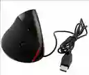 Mouse Vertical 5d Ergonomico Conexión Cable Usb Color Negro