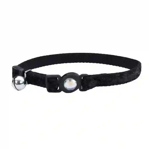 Collar Coastal Brillante Negro