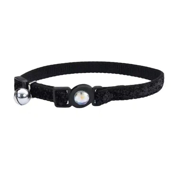 Collar Coastal Brillante Negro