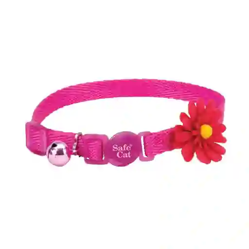 Collar Coastal Fucsia Con Flor