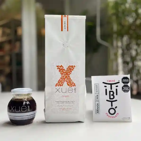Kit Regalo Café Origen + Chocolate Tibitó Y Miel – Kit Regalo Xue