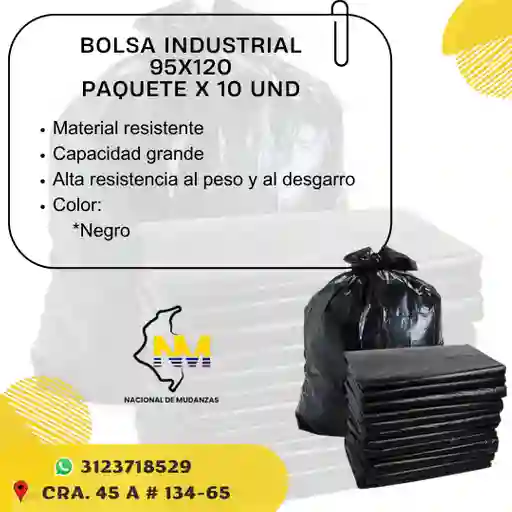 Bolsa Industrial 95x120 / 10 Und