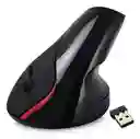 Mouse Gamer Vertical Inalámbrico Recargable Negro