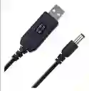 Cable Usb A Dc Power Boost 1m Negro