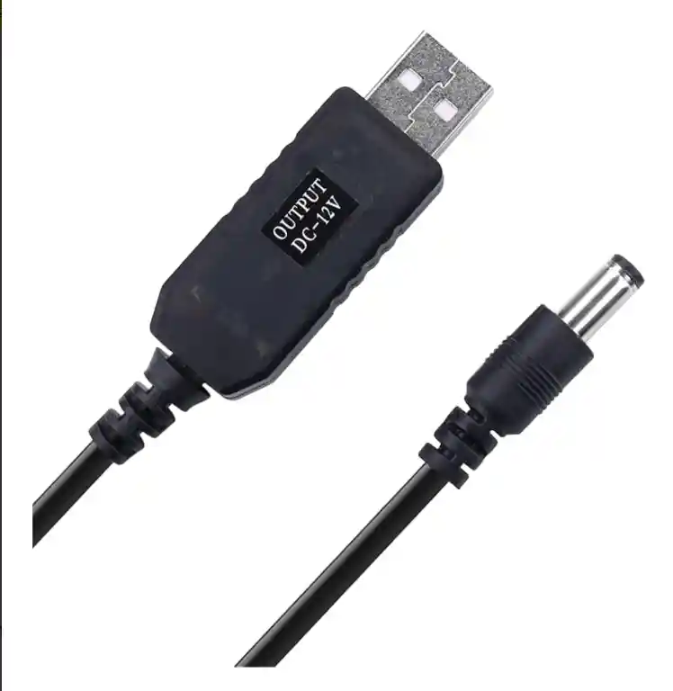 Cable Usb A Dc Power Boost 1m Negro