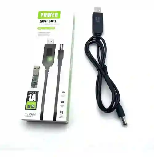 Cable Usb A Dc Power Boost 1m Negro