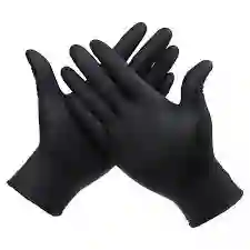 Guantes De Nitrilo / Negro / Talla M