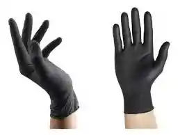 Guantes De Nitrilo / Negro / Talla M