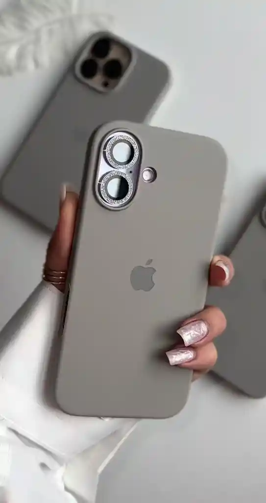Silicone Case Iphone 16 Gris
