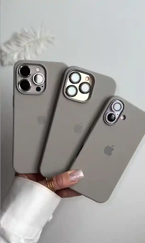 Silicone Case Iphone 16 Gris