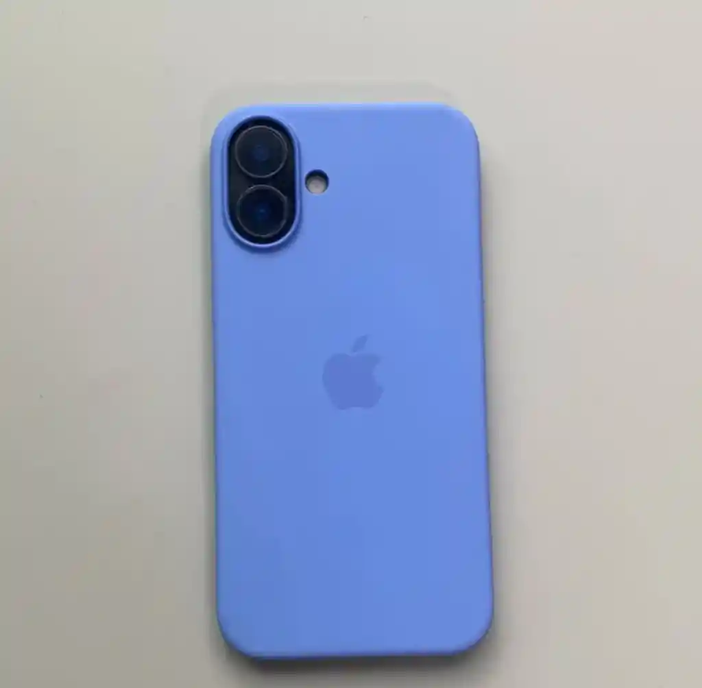 Silicone Case Iphone 16 Azul
