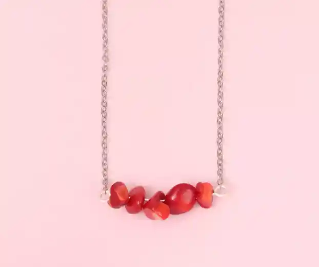 Collar Coral Acero 45 Cm