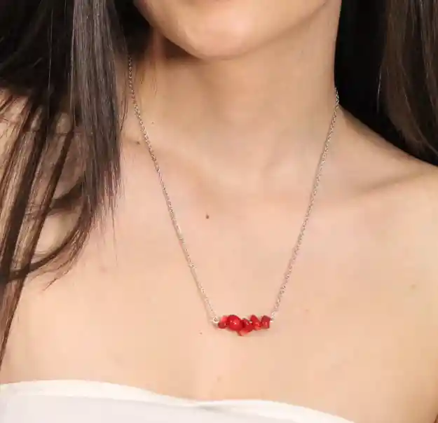 Collar Coral Acero 45 Cm