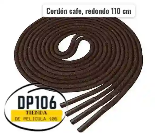 Cordones Cafes Redondos 110 Cm