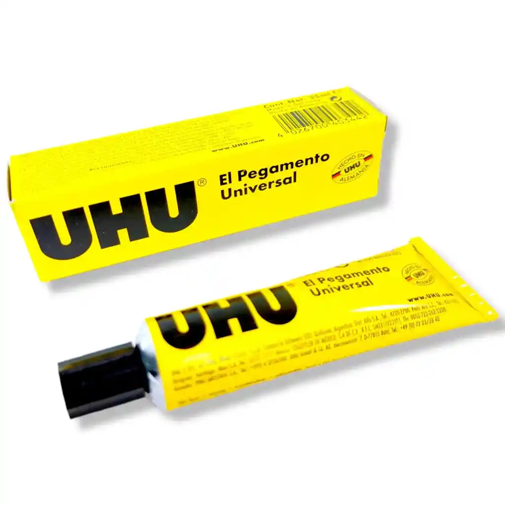 Pegante Universal Uhu Transparente Tubo 35 Ml