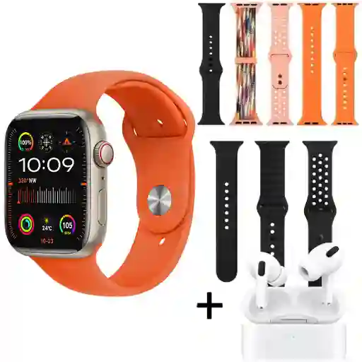 Combo Reloj + Audifonos + Obsequio 7 Manillas