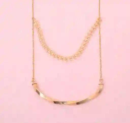Collar Doble De Espiga Y Otro
