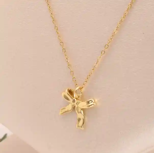 Collar Coquette En Rodio