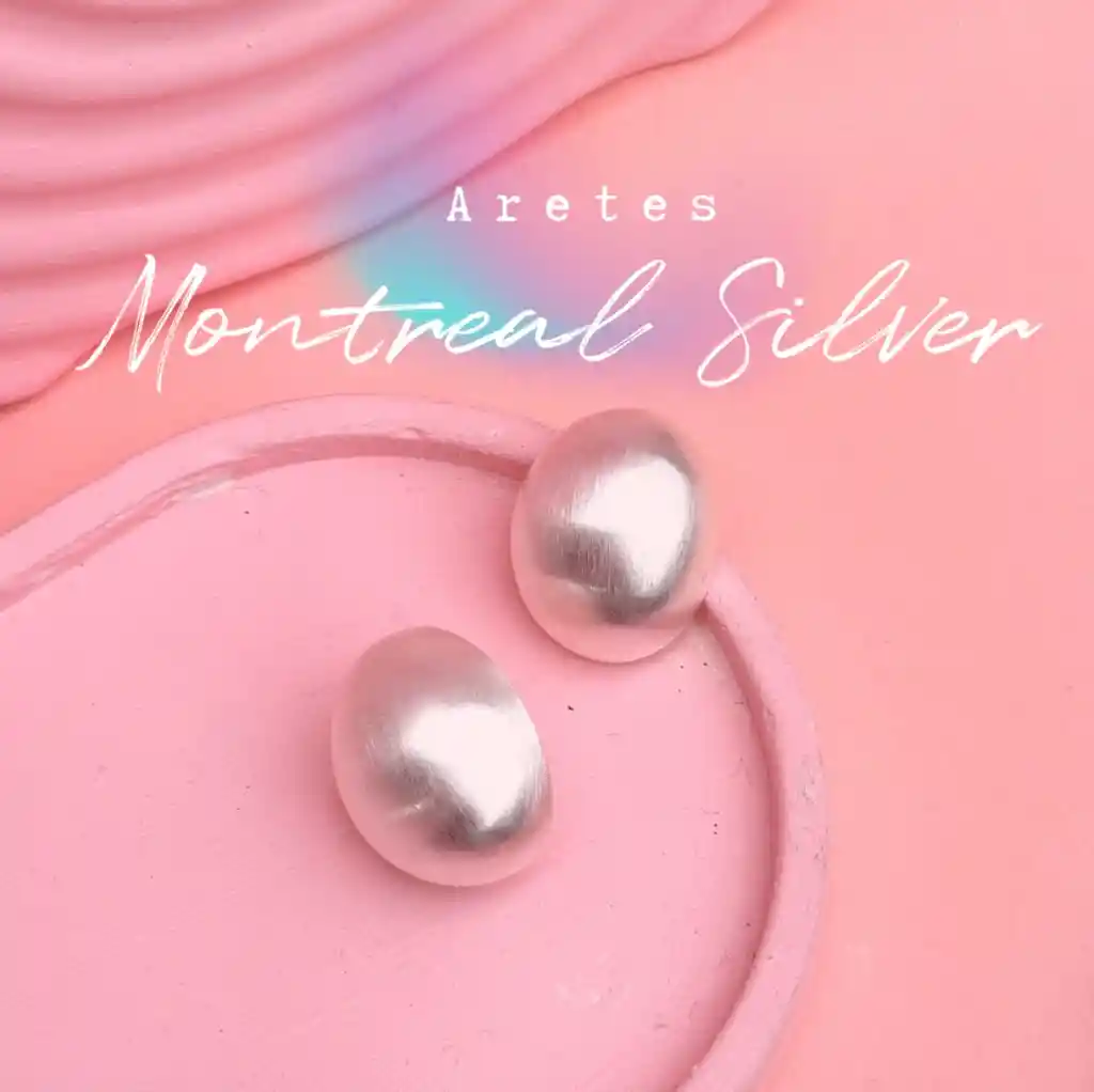 Aretes Montreal Silver