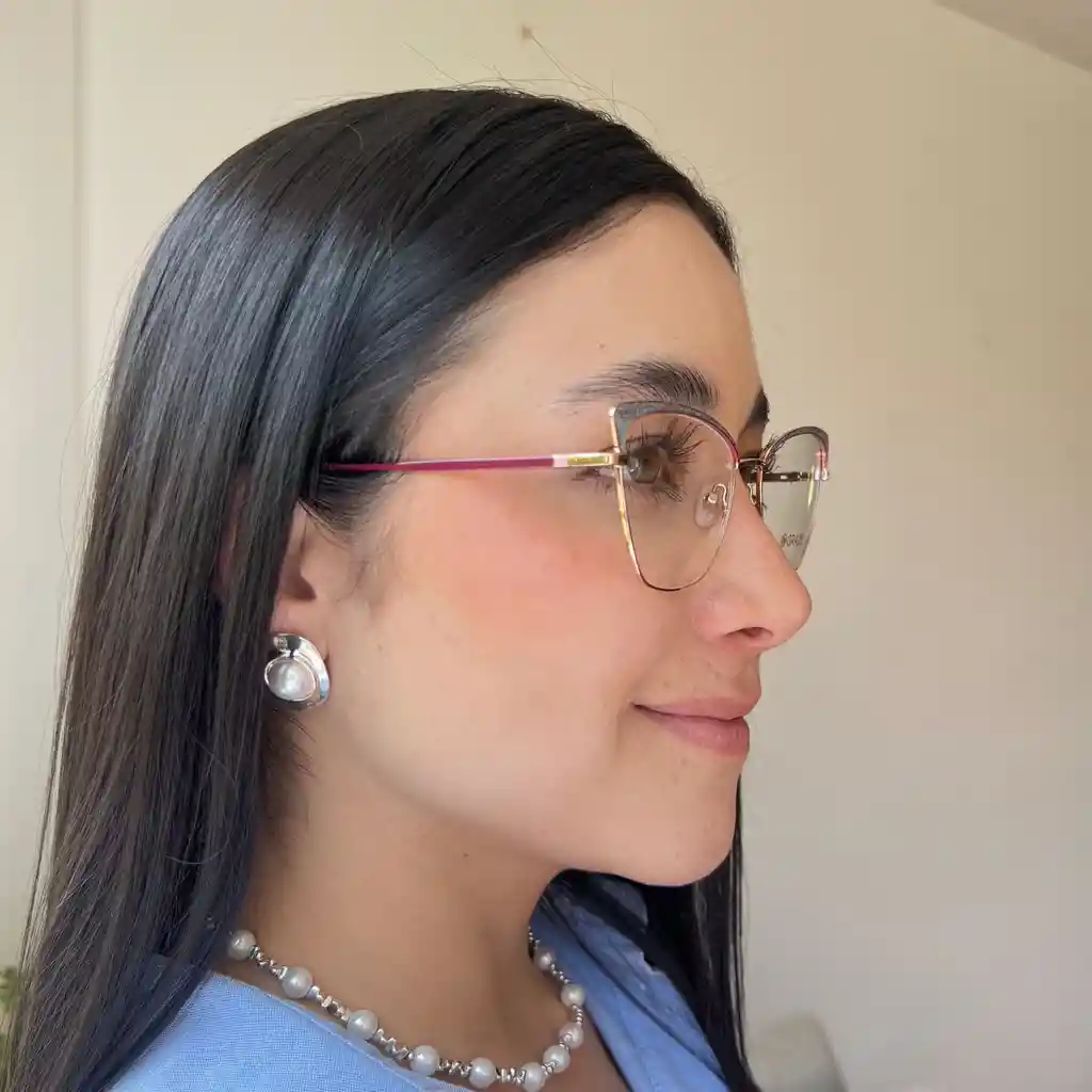 Montura De Gafas Glam Vinotinto