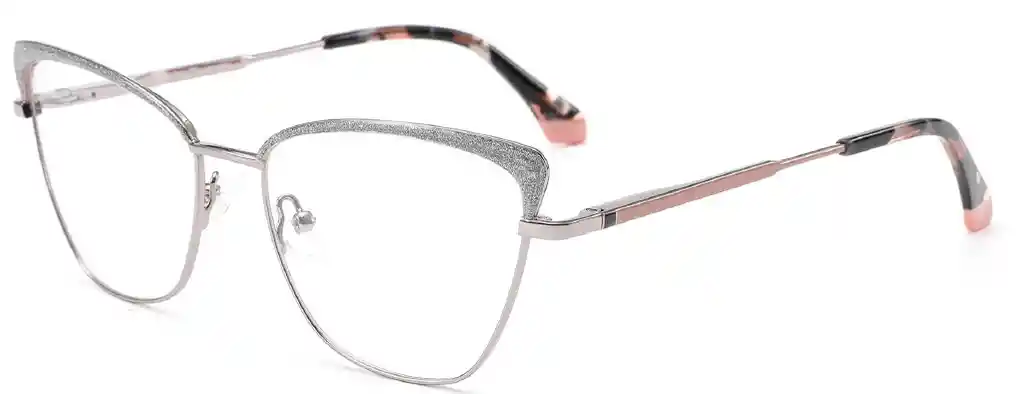 Montura De Gafas Glam Rosa