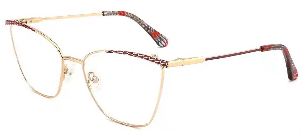 Montura De Gafas Havana Vinotinto