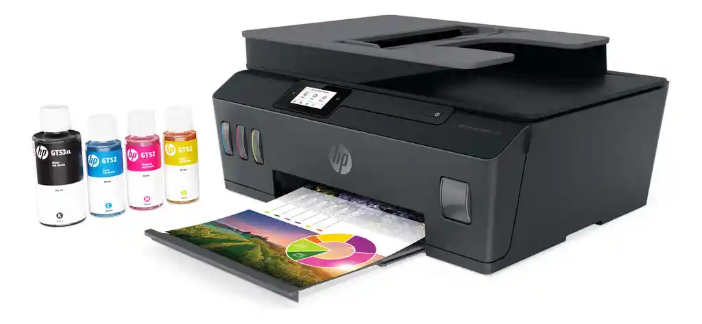 Impresora Multifunción A Color Hp Smart Tank 530 Con Wifi 110v