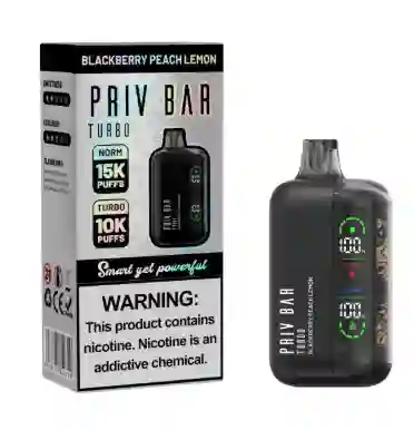 Priv Bar 15k Blackberry Peach Lemon