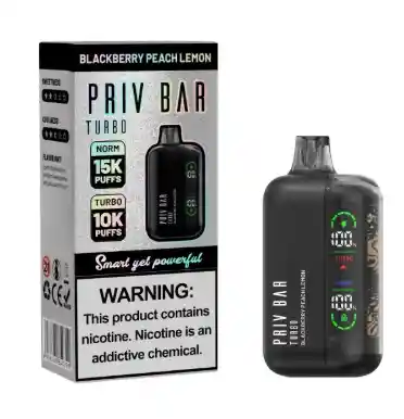 Priv Bar 15k Blackberry Peach Lemon