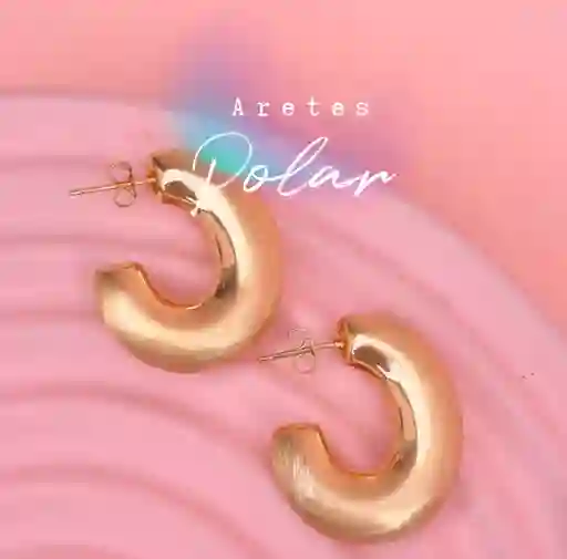 Aretes Polar Gold