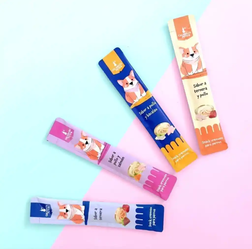 Snack Cremoso De Pollo Y Bacalao Para Perro