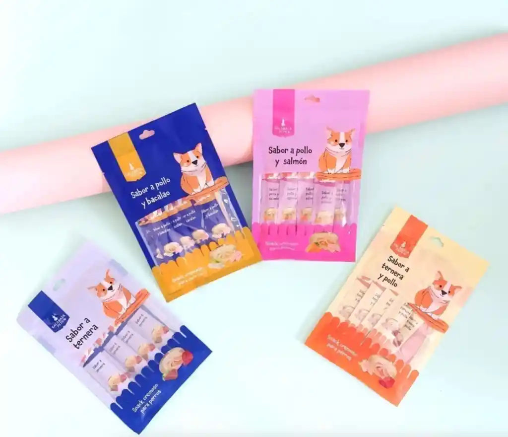 Snack Cremoso De Pollo Y Bacalao Para Perro
