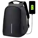 Combo Bolso Antirrobo Azul + Combo V11 Clasic Negro + Audifonos