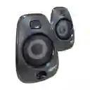 Parlante Bocina Multimedia De Mesa Para Pc- Portátil Wit Pm-89 Triangulo Negro Bafle Auxiliar