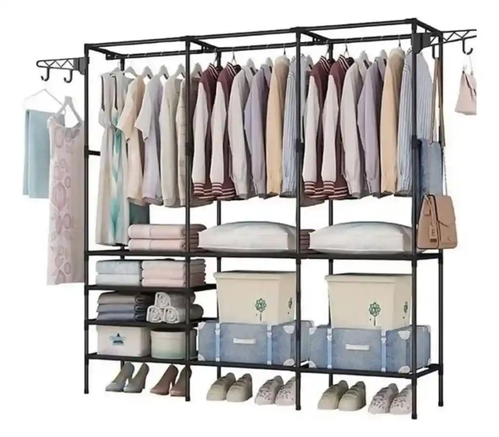 Armario Organizador Closet 3 Espacios Tubular