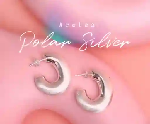 Aretes Polar Silver