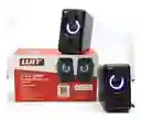 Parlante Bocina Multimedia De Mesa Para Pc- Portátil Wit Pm-90 Usb Led Bafle Auxiliar