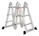 Oferta Escalera Multifuncional Plegable 12 Pasos Aluminio 3,6 Mts