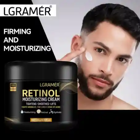 Crema Hidratante Facial De Retinol Para Hombres Antiarrugas