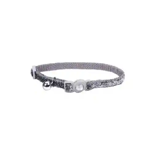 Collar Coastal Brillante Plateado