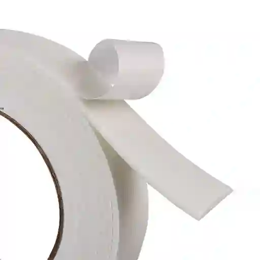 Cinta Doble Faz Espuma Blanca Cinta Adhesiva Acolchada 18mm 5m