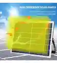 Reflector Solar Led Exterior 200w Luz Blanca Panel Y Control